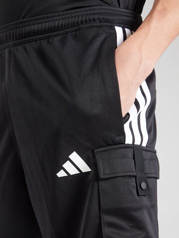 Regular Pantalon de sport 'TIRO' ADIDAS SPORTSWEAR en noir