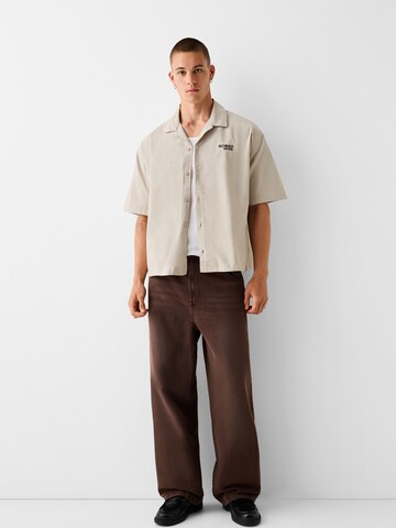 Fit confort Chemise Bershka en gris