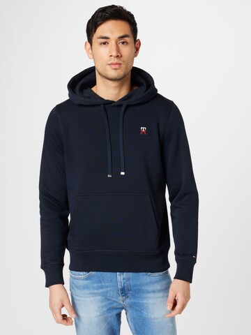 Sweat-shirt TOMMY HILFIGER en bleu : devant