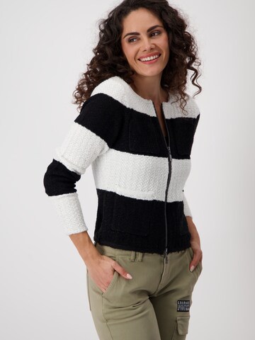 monari Gebreid vest in Zwart