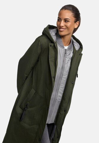 MARIKOO Between-seasons coat in Green