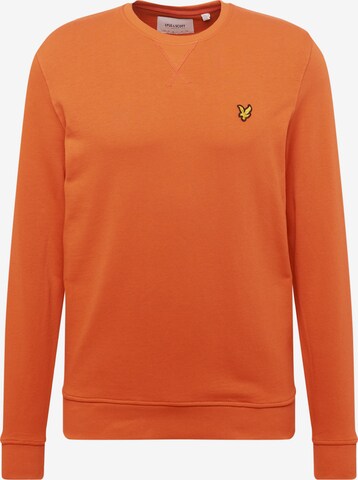 Sweat-shirt Lyle & Scott en orange : devant