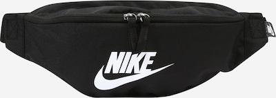 Nike Sportswear Torbica za okrog pasu 'Heritage' | črna / bela barva, Prikaz izdelka
