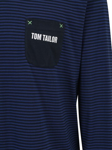 TOM TAILOR Pyjama in Blau
