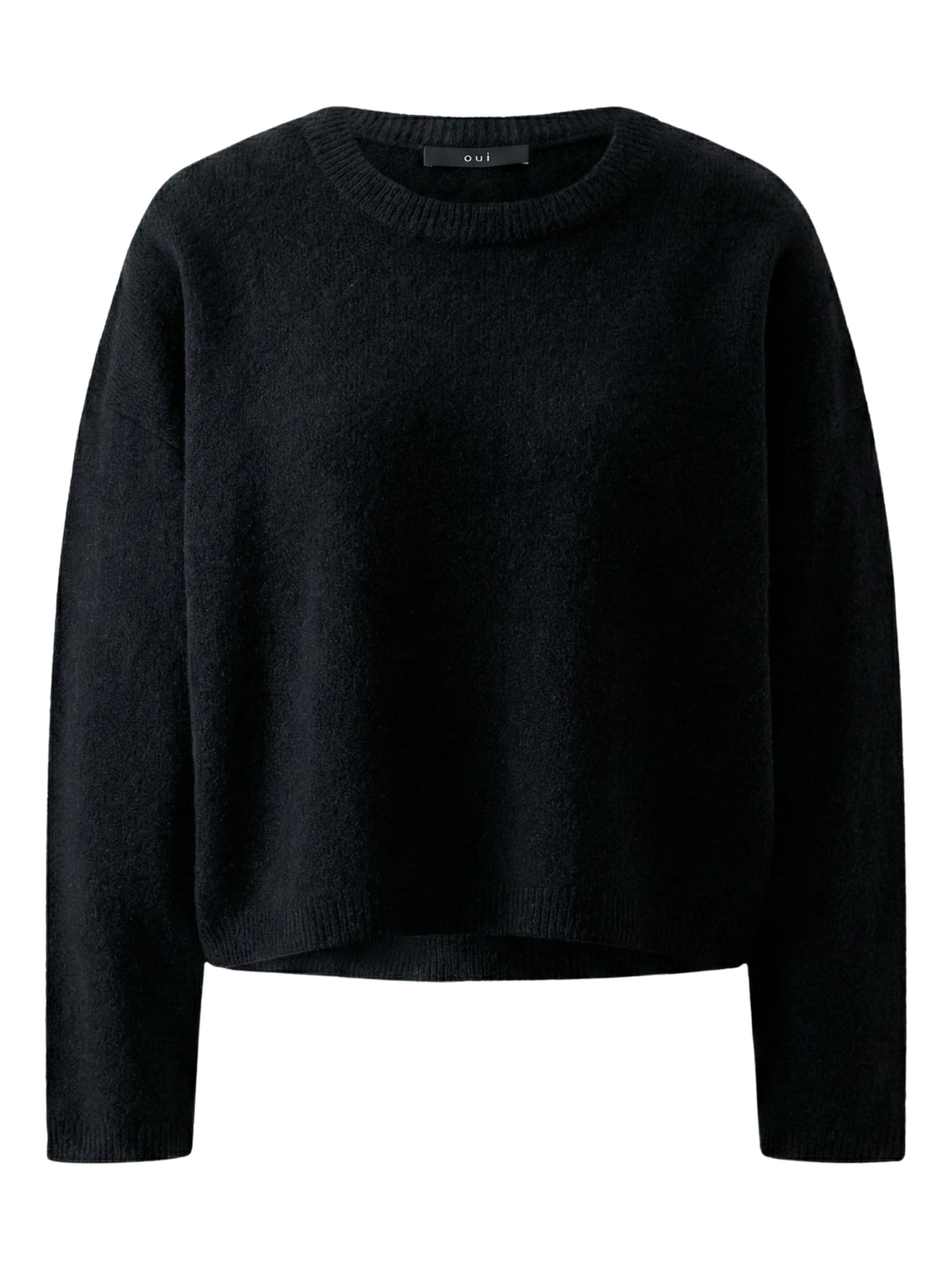 OUI Pullover 'Nila' in Schwarz: Vorderseite