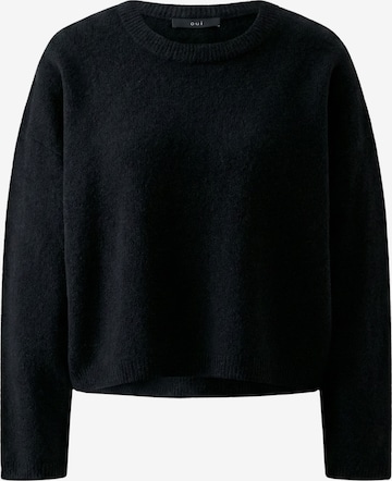 OUI Pullover 'Nila' in Schwarz: Vorderseite