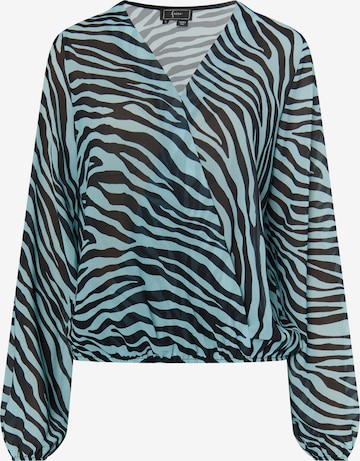 faina Blouse in Blauw: voorkant