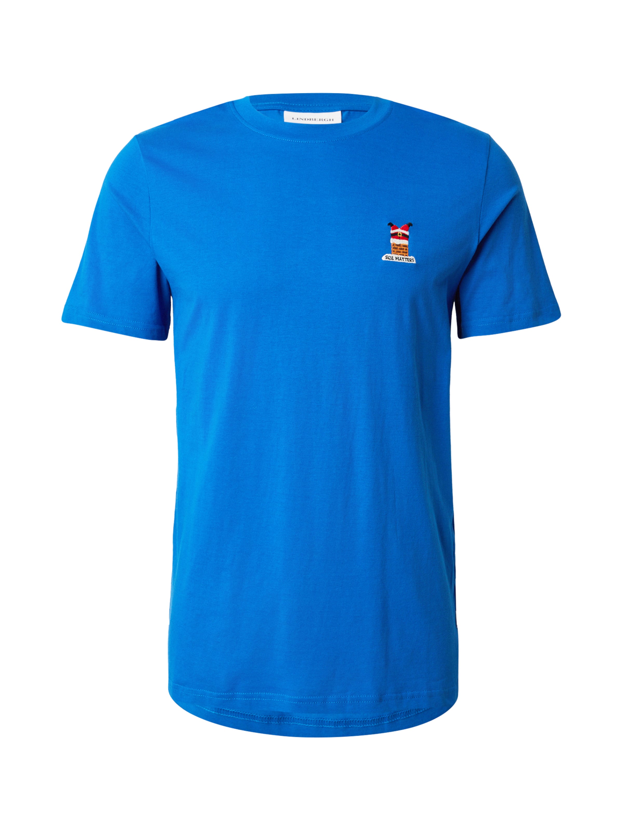 Lindbergh Μπλουζάκι 'Christmas' σε μπλε: μπροστά