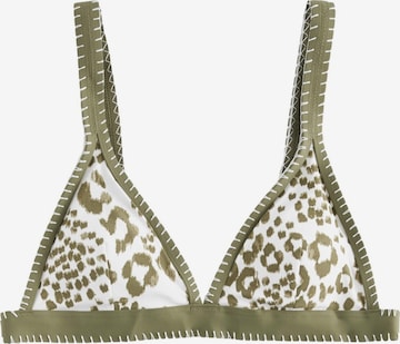 NextTrokutasti Bikini gornji dio - zelena boja: prednji dio