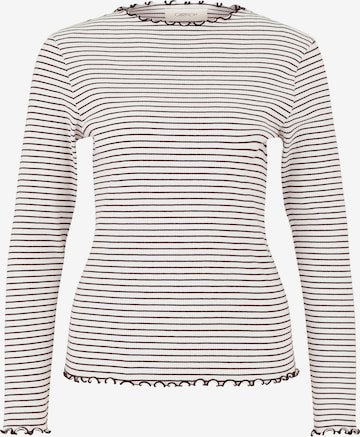 Cartoon Shirt in White: front