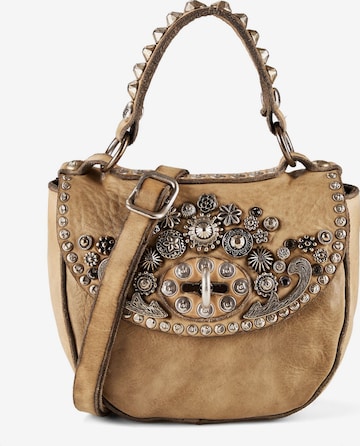 Borsa a mano 'Afrodite' di Campomaggi in marrone: frontale