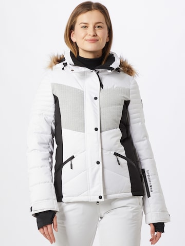 Superdry Snow Outdoor jacket in White: front