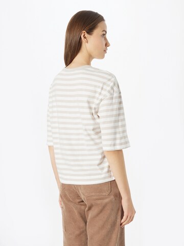 Esmé Studios Shirt 'Striped Boxy' in Beige