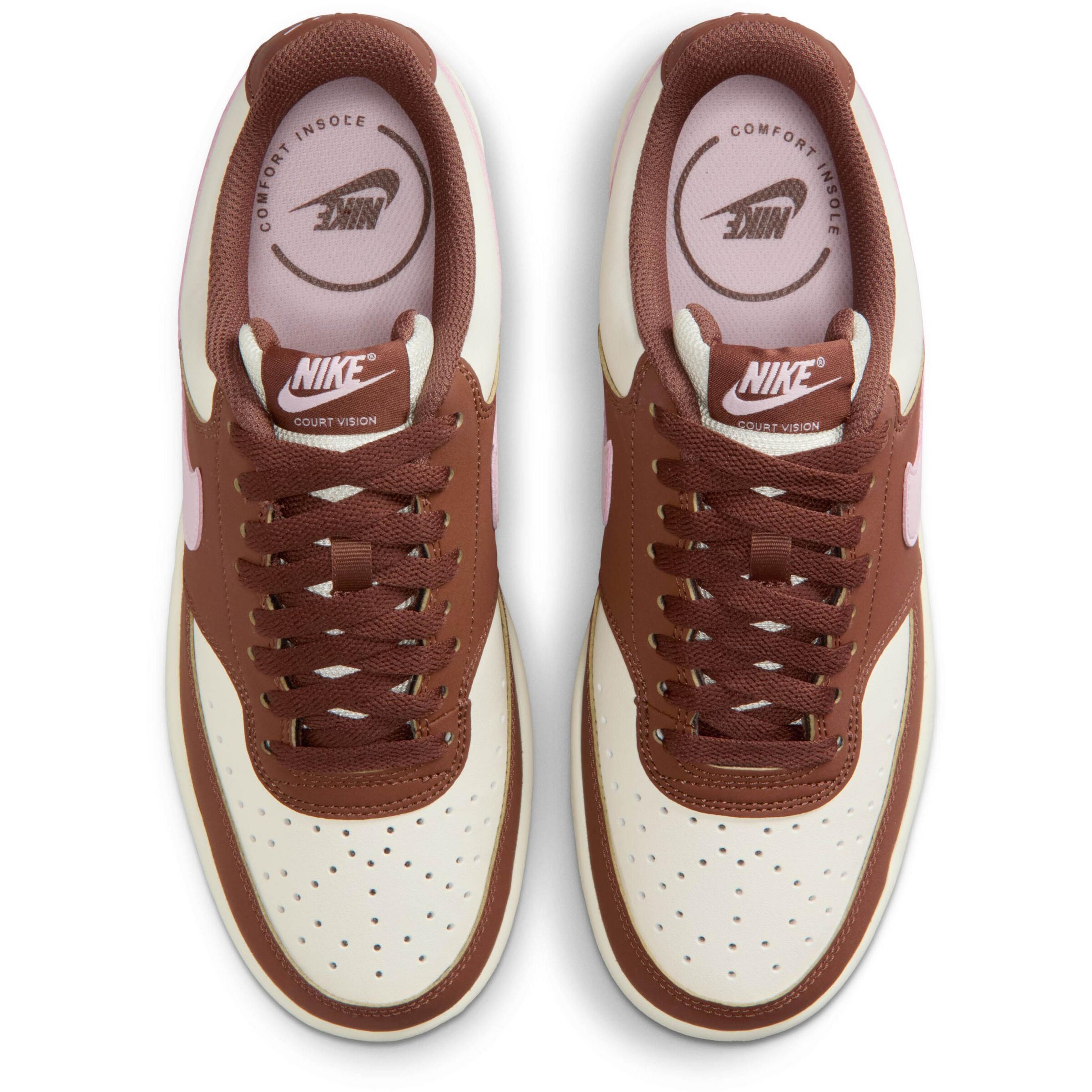 Nike Sportswear Sportschoen 'COURT VISION' in Bruin