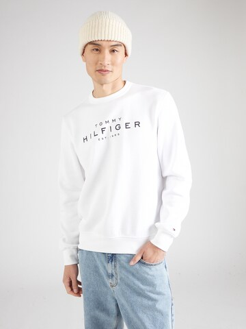 TOMMY HILFIGER Sweatshirt i hvid: forside