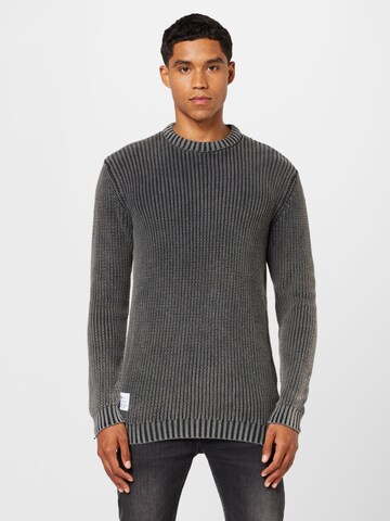 ALPHA INDUSTRIES Sweater in Grey: front