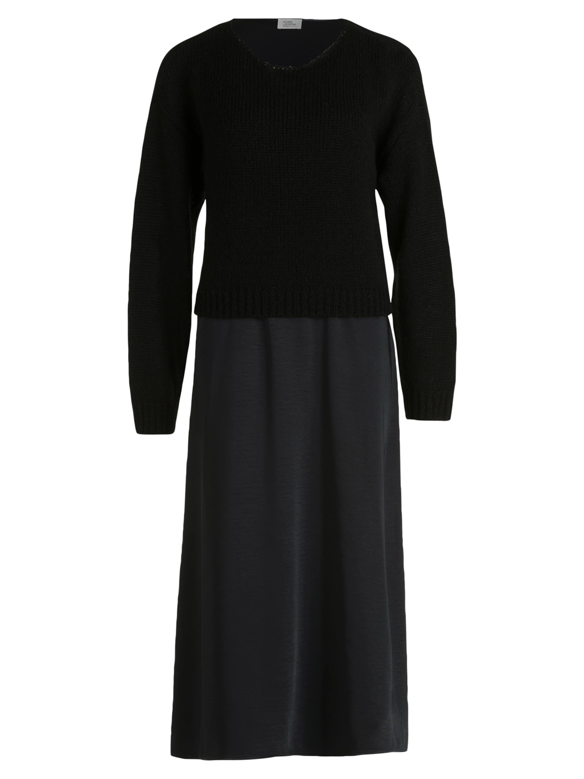 robe légère Kleid in Schwarz: Vorderseite