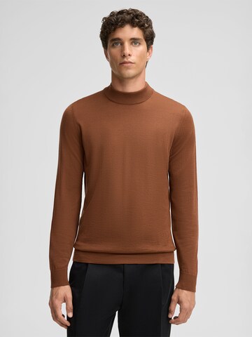 STRELLSON Sweater 'Marek' in Brown: front