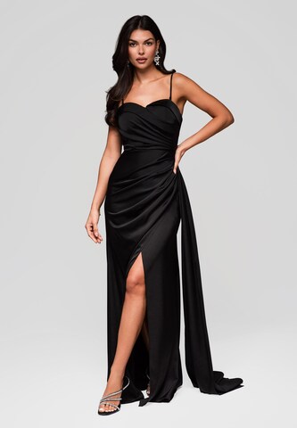 Robe de soirée 'Carla' Ombre en noir