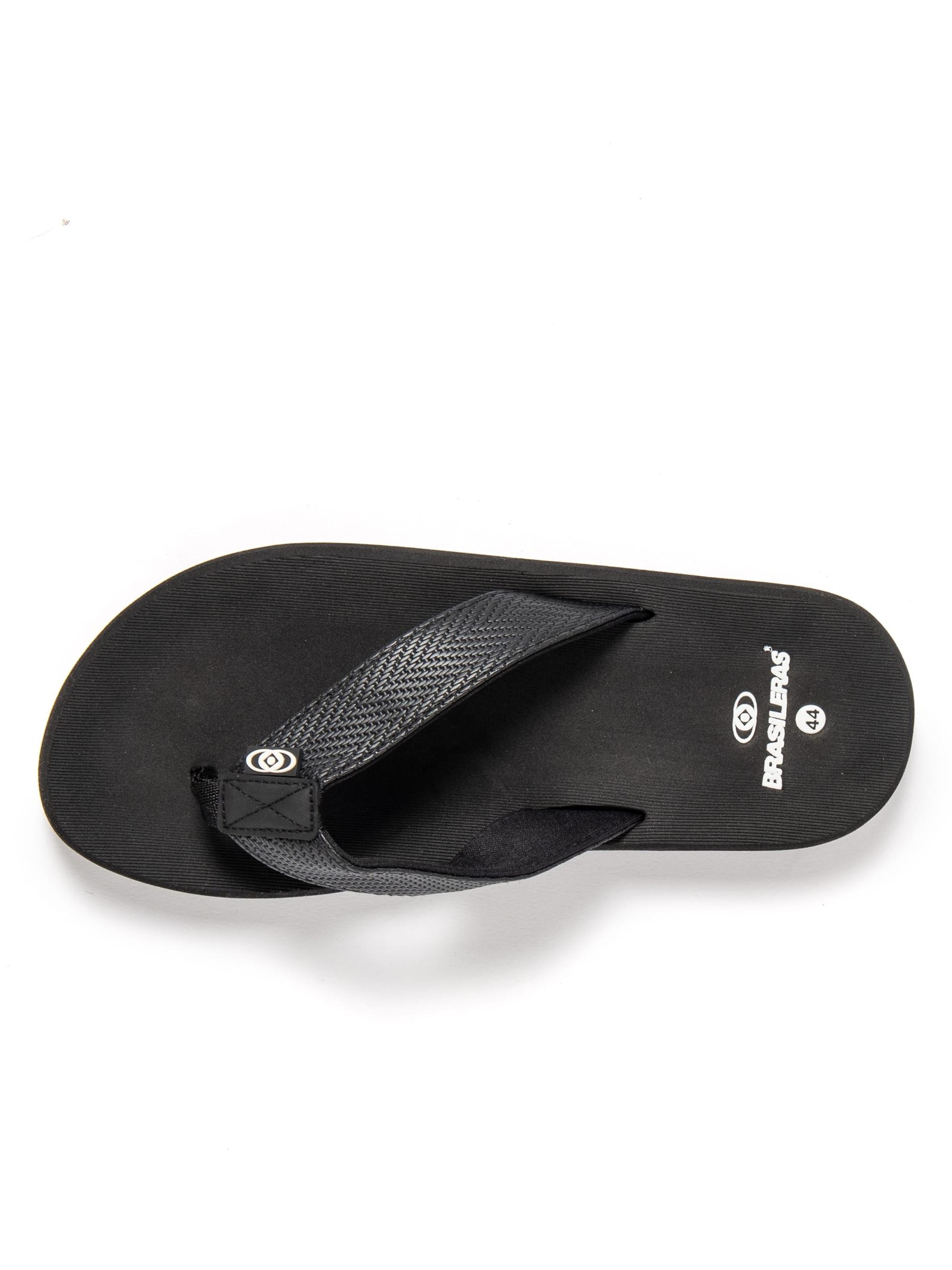 Brasileras Strand-/badschoen 'Puff' in Zwart