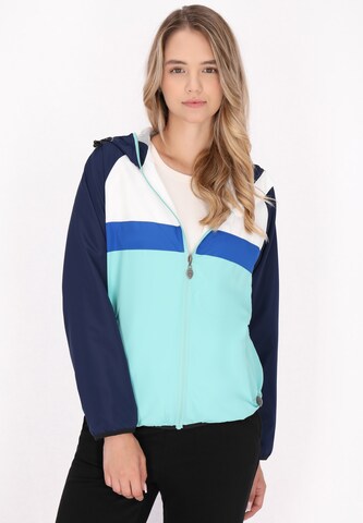 myMo ATHLSR Tussenjas in Blauw: voorkant