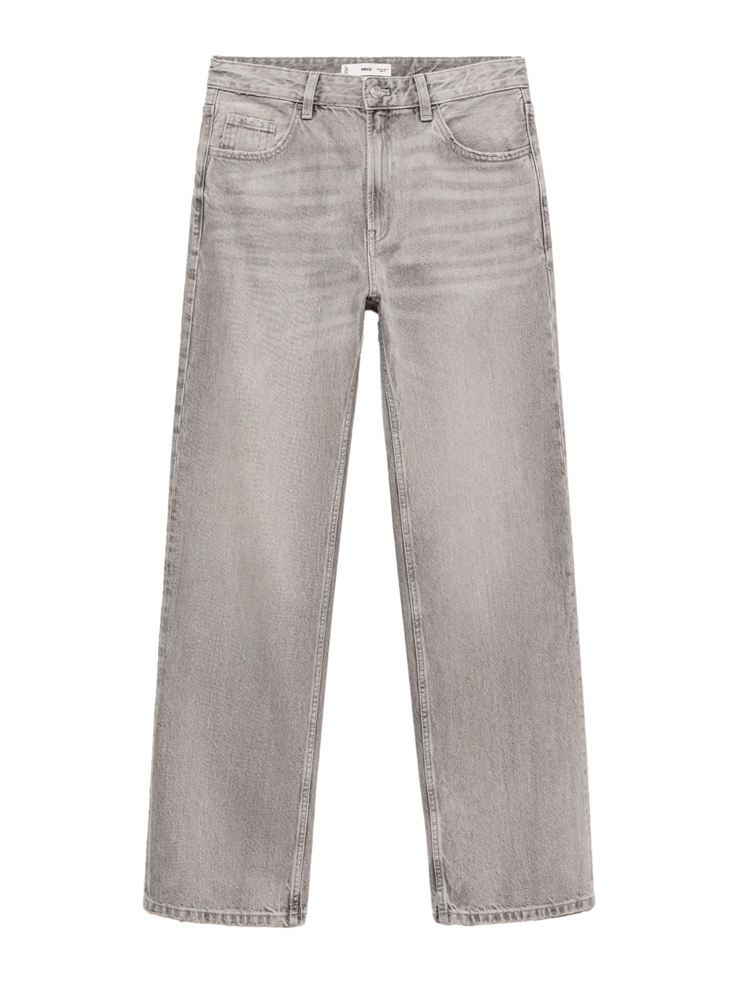 MANGO Regular Jeans 'MIAMI' i grå: framsida