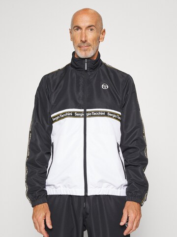 Costum de trening 'Meridiano' de la Sergio Tacchini pe negru: față