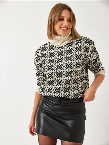 Bianco Lucci Pullover in Mischfarben