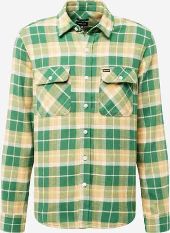 Brixton Regular fit Button Up Shirt 'BOWERY' in Green: front