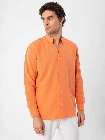 Coupe slim Chemise Antioch en orange