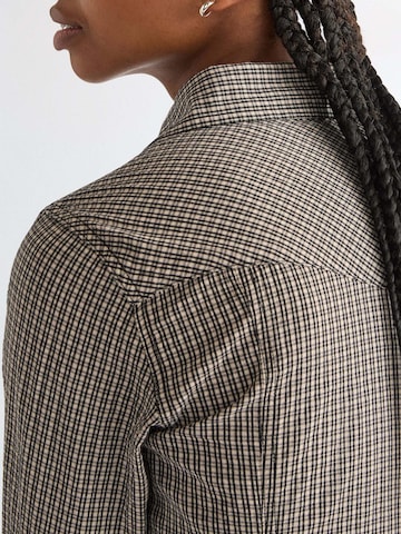 WRANGLER Bluse 'Western'‌‌‌‌‌‌‌‌‌ in Beige