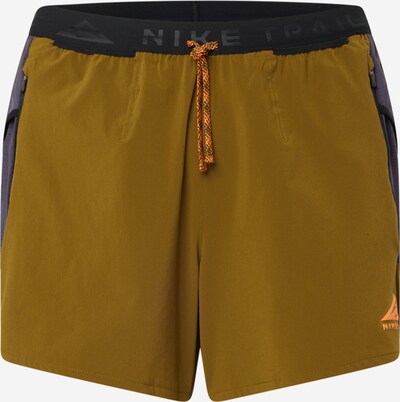 NIKE Workout Pants 'Second Sunrise' in Opal / Olive / Orange / Black, Item view