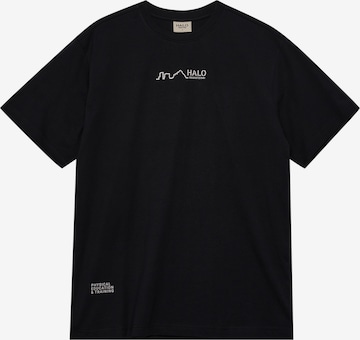 HALO T-Shirt in Schwarz: Vorderseite