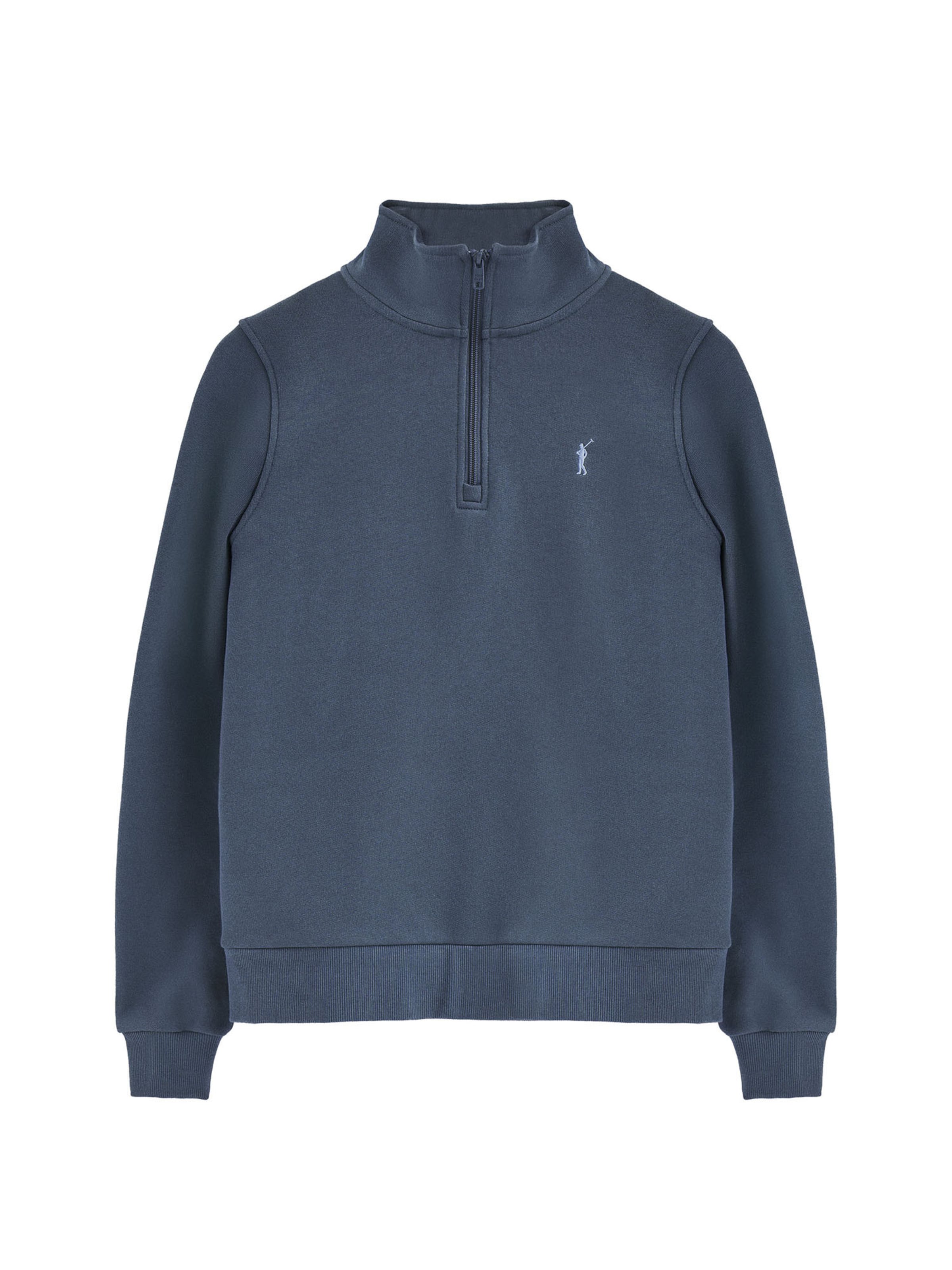 Polo Club Sweatshirt in Blau: Vorderseite