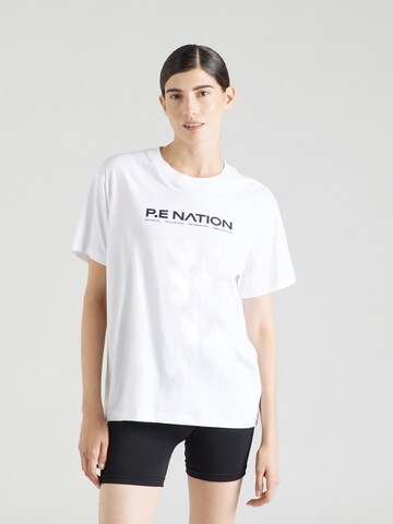 P.E Nation Performance Shirt 'Aero' in White: front