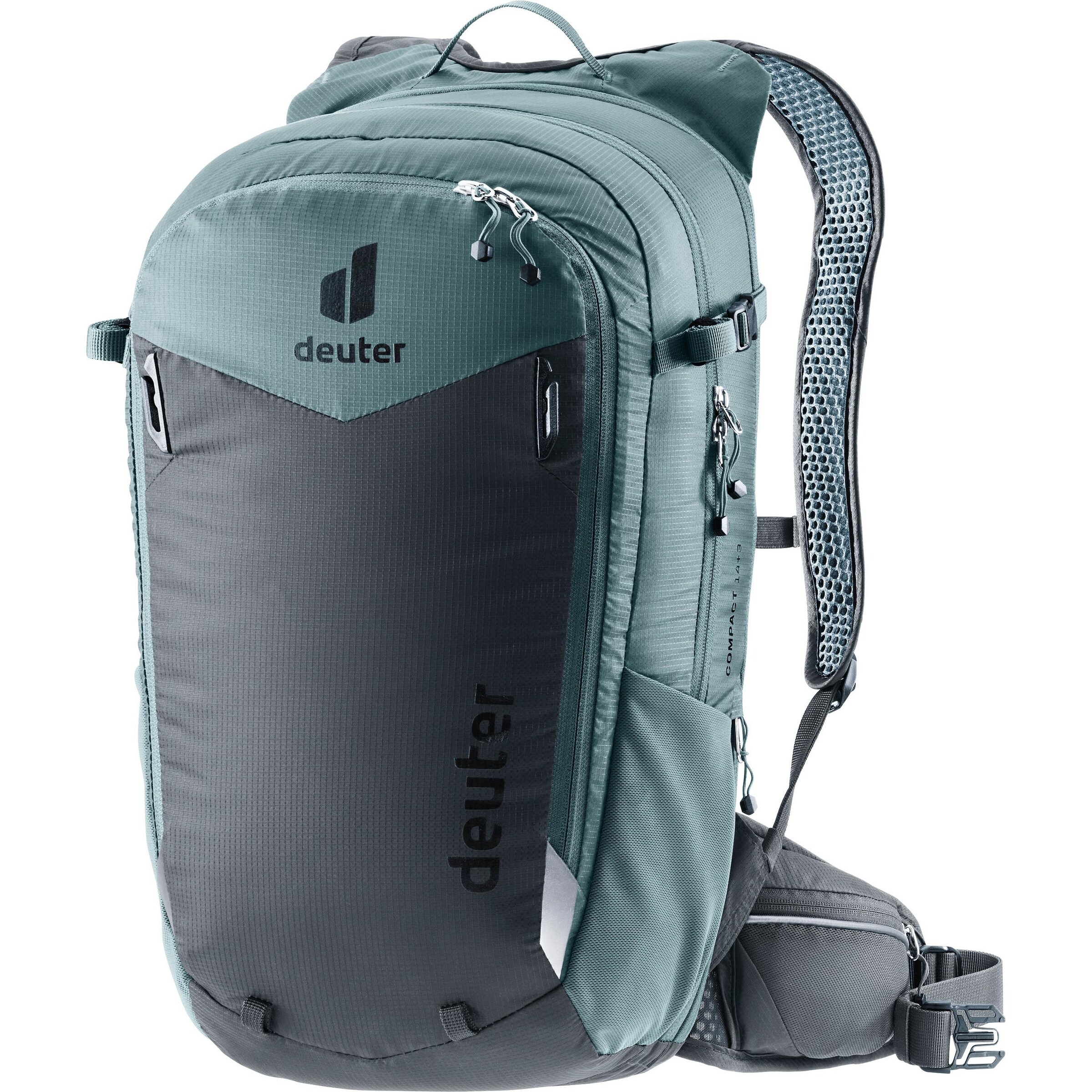 DEUTER Sports Backpack 'Compact 14-3' in Grey: front