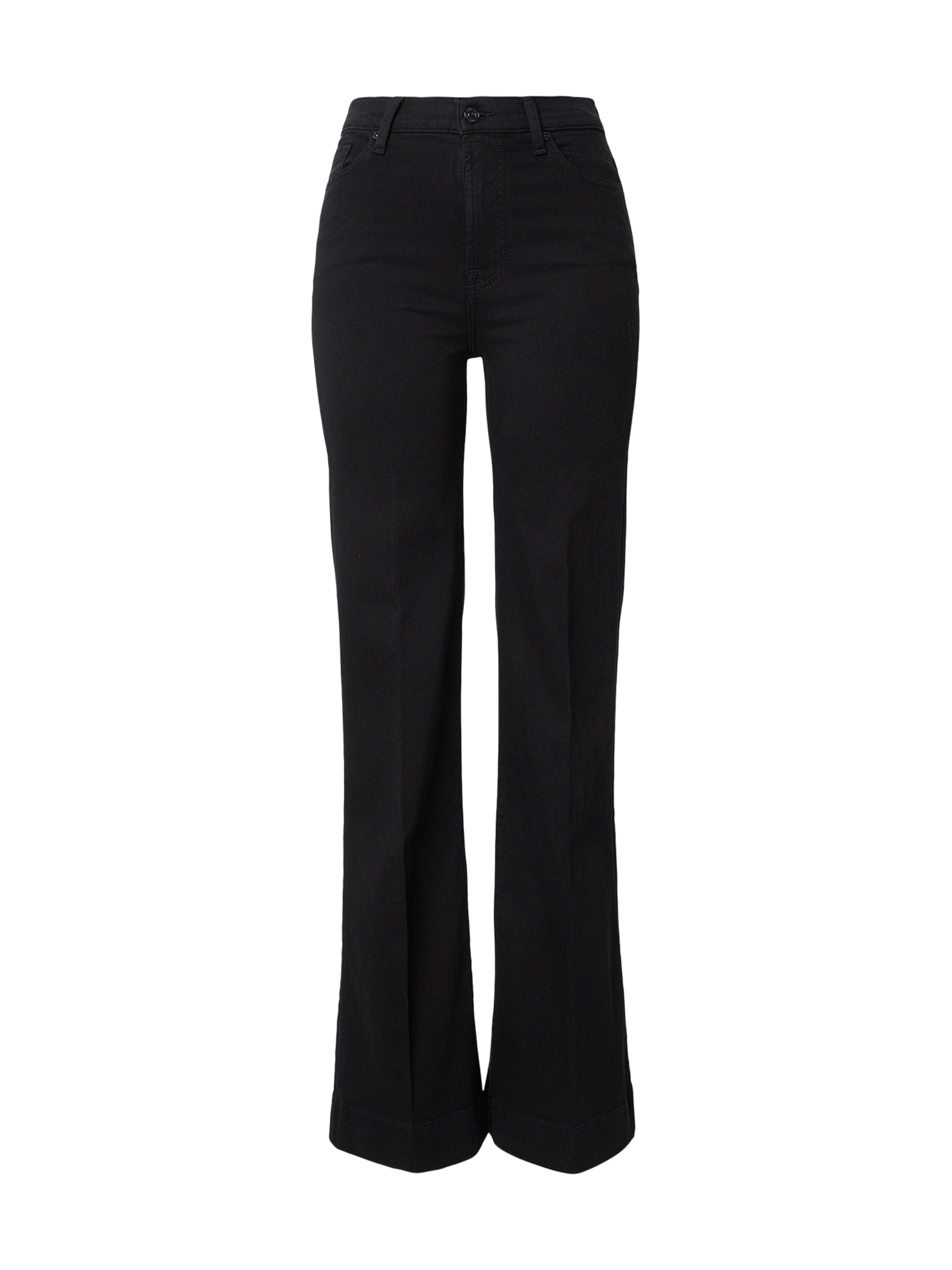 7 for all mankind Zvonový Džíny 'MODERN DOJO' – černá: přední strana