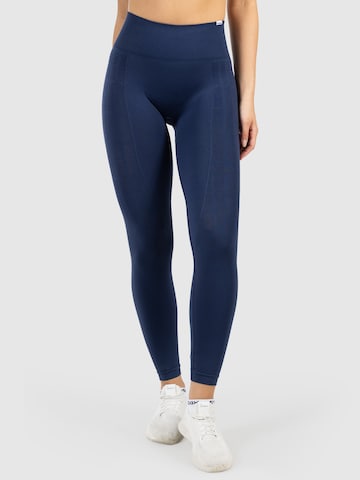 Coupe slim Leggings 'Layne' Smilodox en bleu : devant