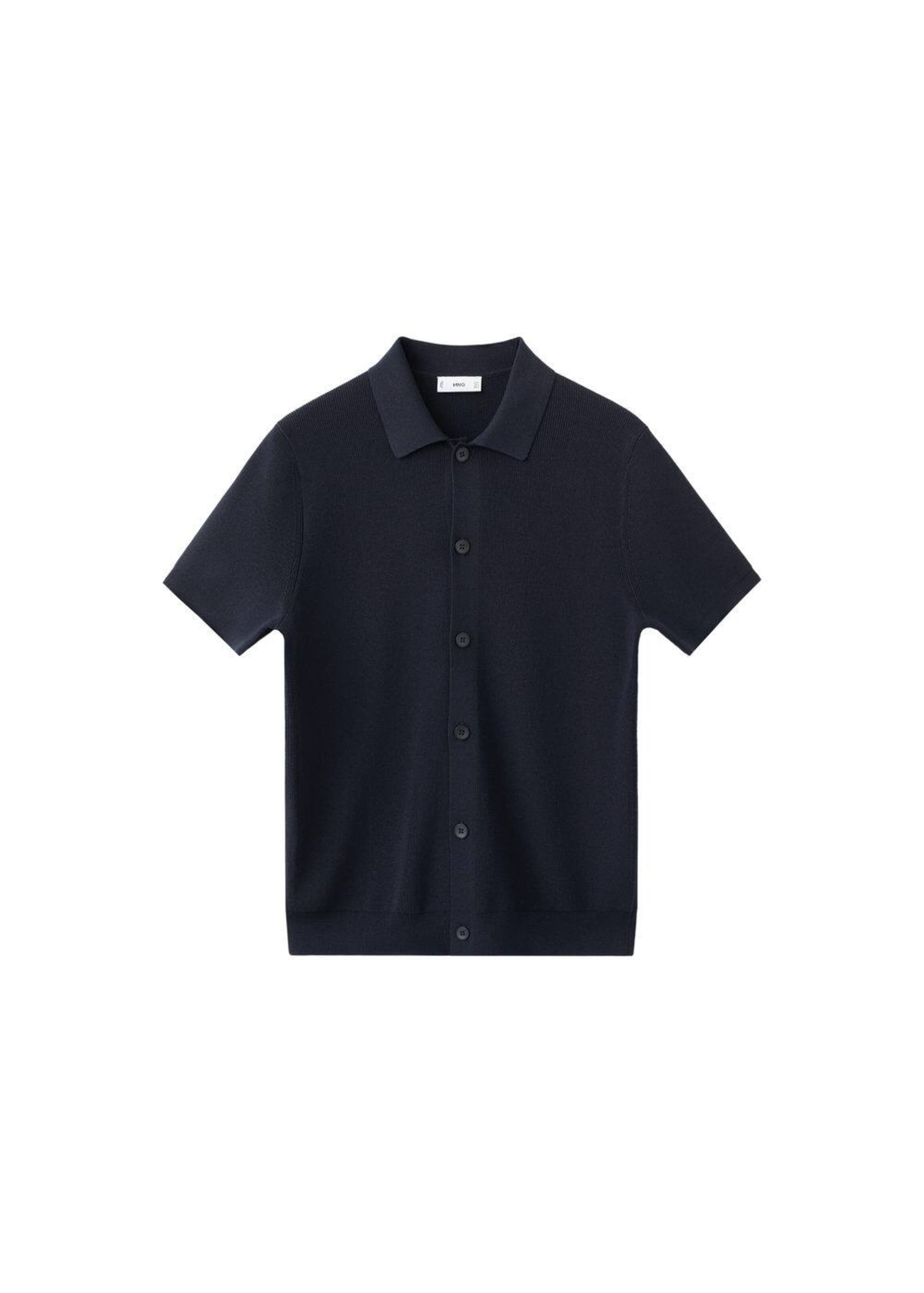 MANGO MAN Strickjacke 'Lino-H' in Blau: Vorderseite