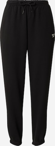 Reebok Tapered Pants in Black: front