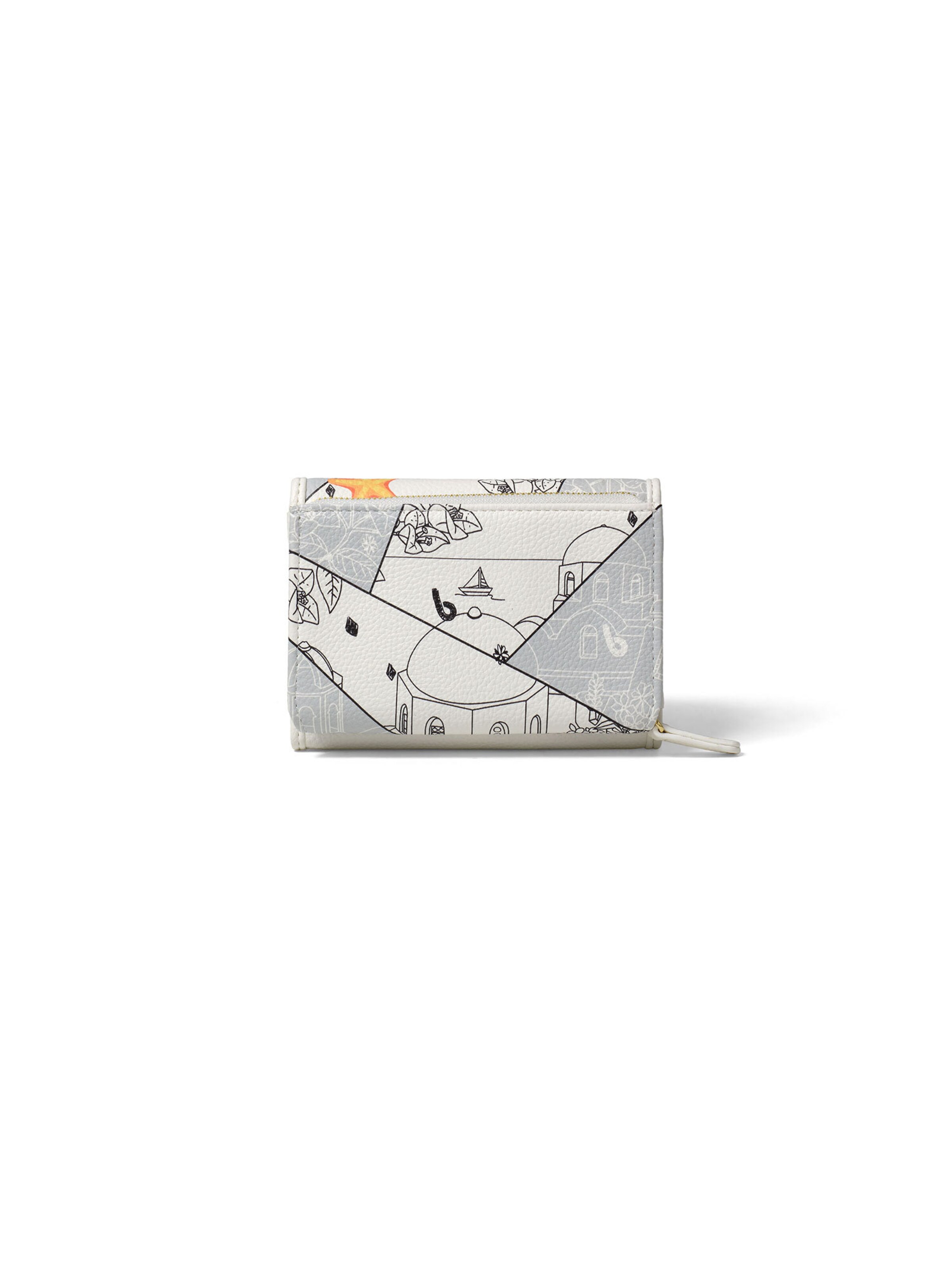 Braccialini Portemonnee in Wit: voorkant