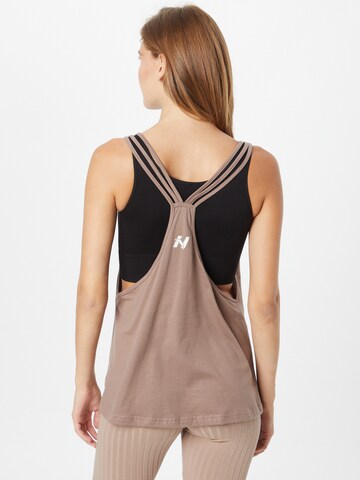 NEBBIA Sports Top in Brown