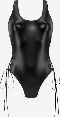 JETTE Bodysuit in Black: front