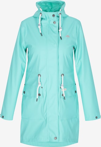 Schmuddelwedda Mantel in Blau: Vorderseite