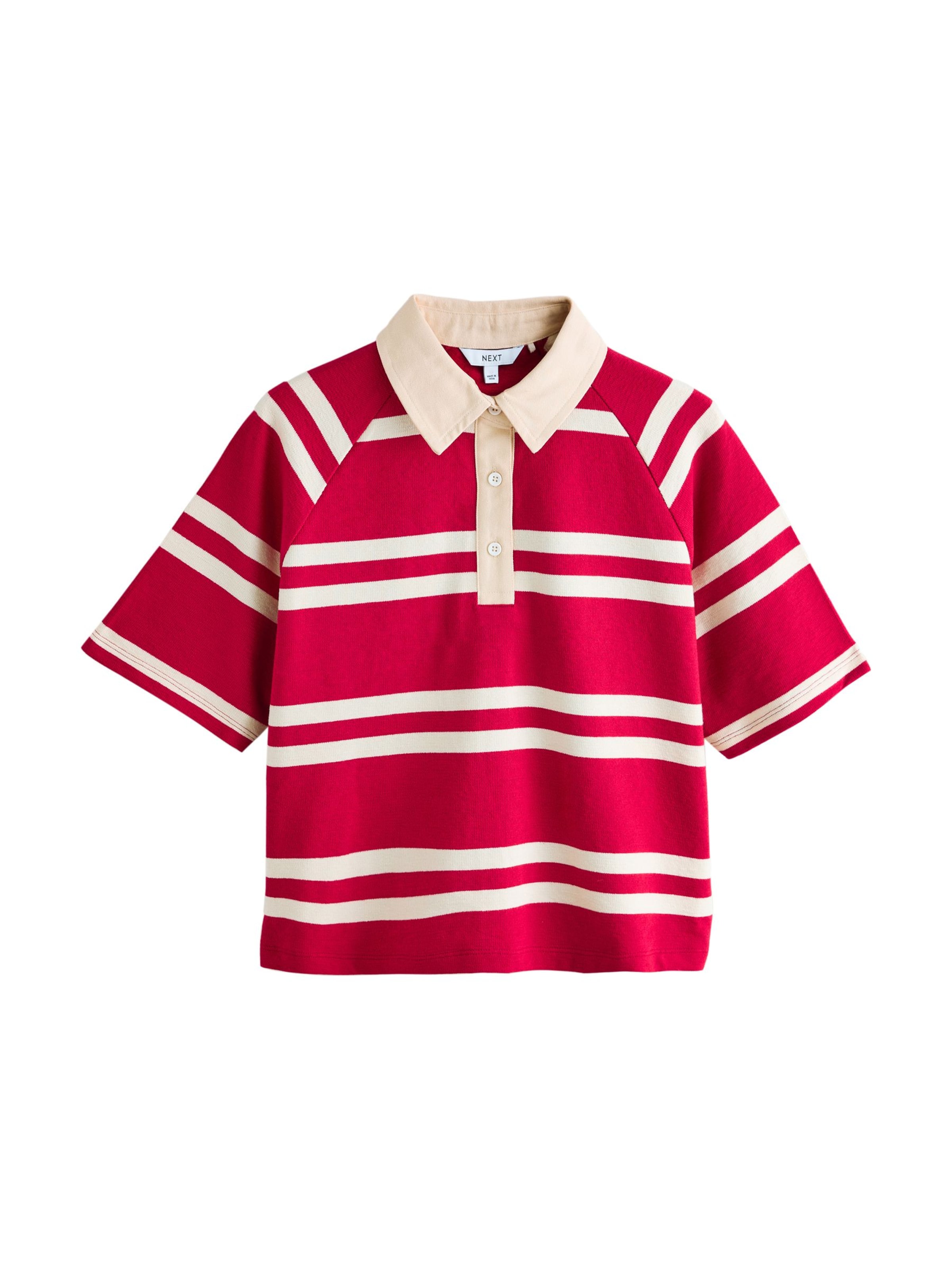 Next T-shirt i röd: framsida