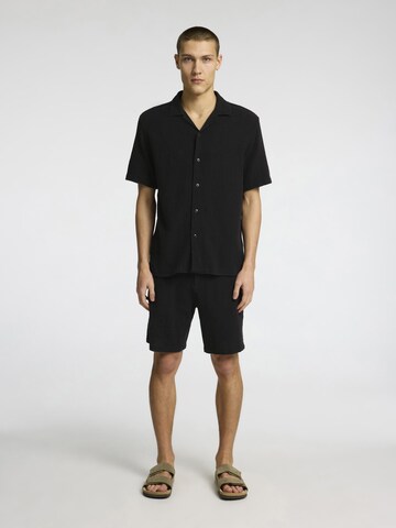 SELECTED HOMME regular Bukser i sort