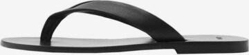 MANGO T-Bar Sandals 'Filo' in Black: front