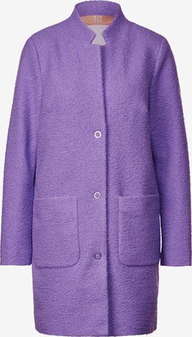 STREET ONE Between-Seasons Coat in Purple: front