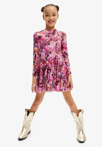 Rochie de la Desigual pe roz: față