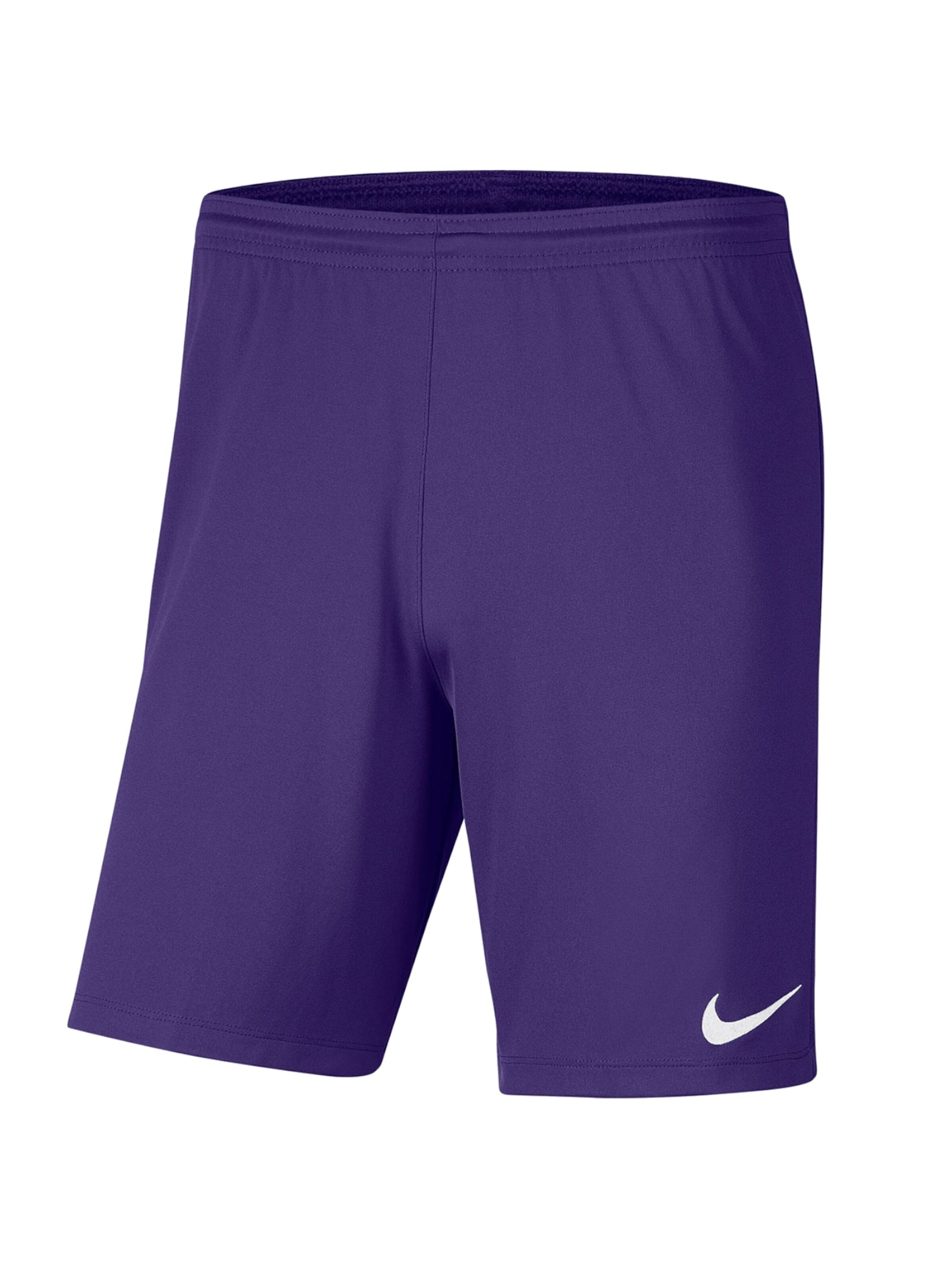 NIKE Sports trousers 'Nike Park III Shorts' in Purple: front